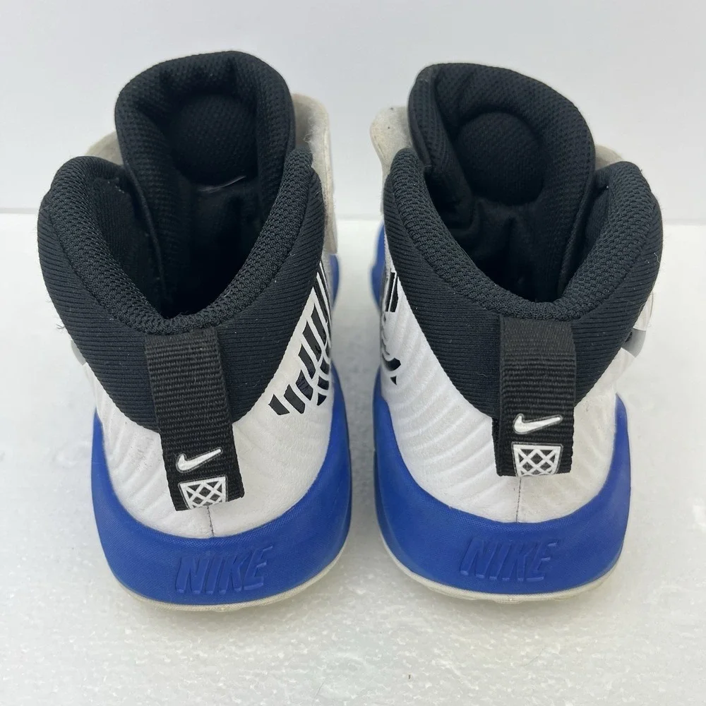Nike Team Hustle D9 Kid Child Shoes Sneakers Size 3Y Youth Blue White AQ4225-405